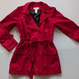 Liz Claiborne Women's Red Coat